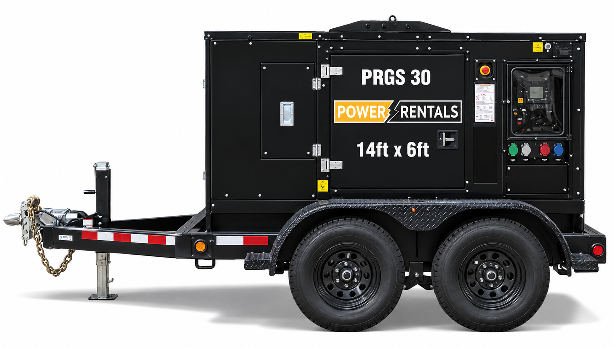 30 kVA Sielnt Diesel Towable Generator