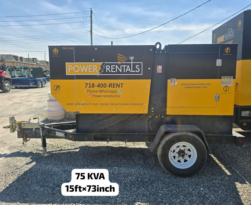 75 KVA Diesel Towable Generator