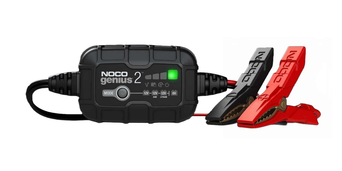 NOCO GENIUS2 - 2-Amp Battery Charger, Battery Maintainer, and Battery Desulfator