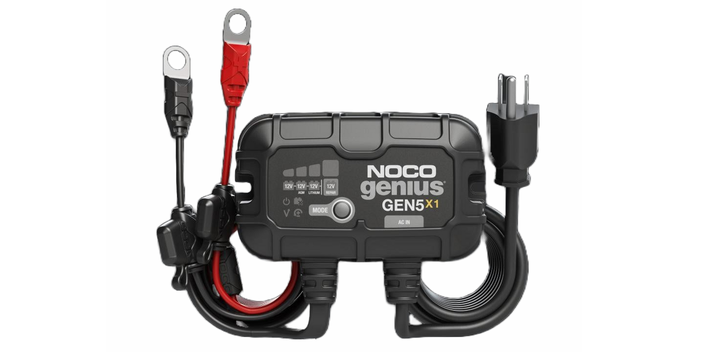 NOCO GEN5X1 - 1-Bank, 5-Amp On-Board Battery Charger, Battery Maintainer, and Battery Desulfator
