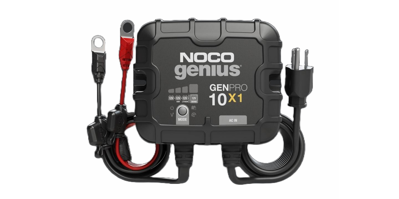 NOCO GENPRO10X1 - 1-Bank, 10-Amp On-Board Battery Charger, Battery Maintainer, and Battery Desulfator