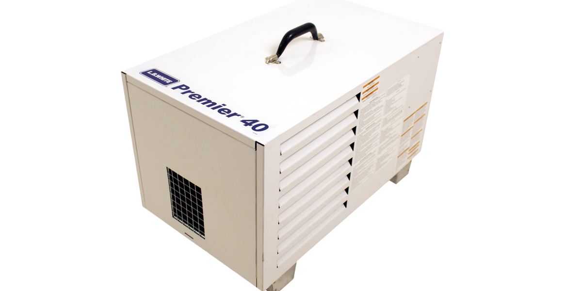 White Premier 40 Heater — Power Rentals
